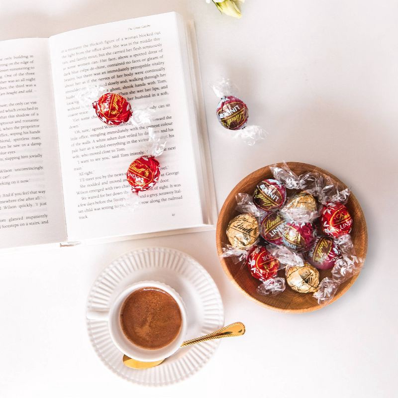 slide 2 of 10, Lindt Lindor Assorted Milk Chocolate Candy Truffles - 6 oz., 6 oz