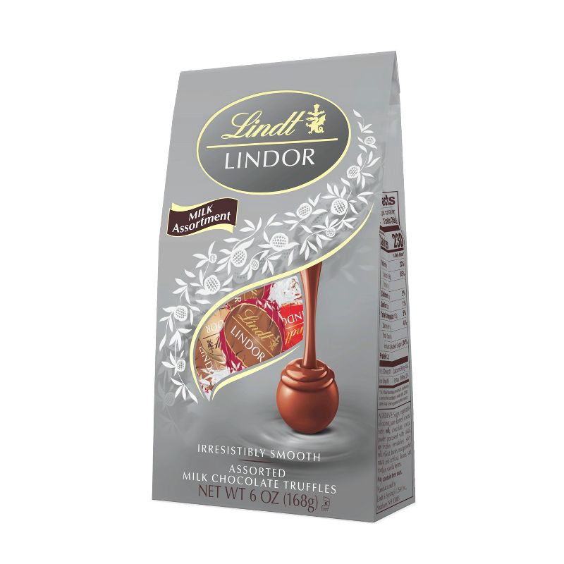 slide 9 of 10, Lindt Lindor Assorted Milk Chocolate Candy Truffles - 6 oz., 6 oz