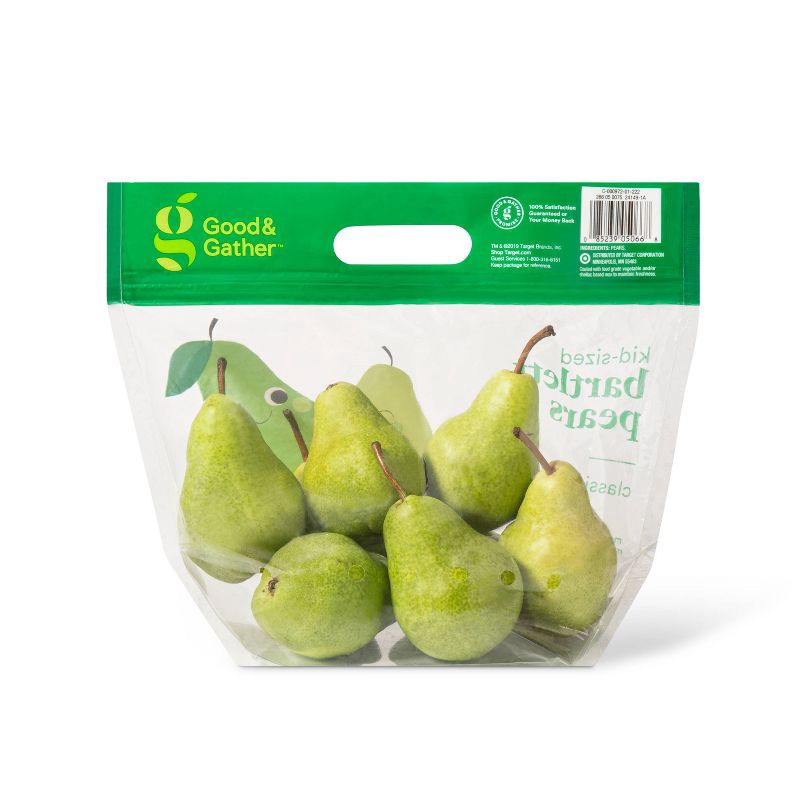 slide 3 of 4, Kid-Sized Bartlett Pears - 3lb Bag - Good & Gather™, 3 lb