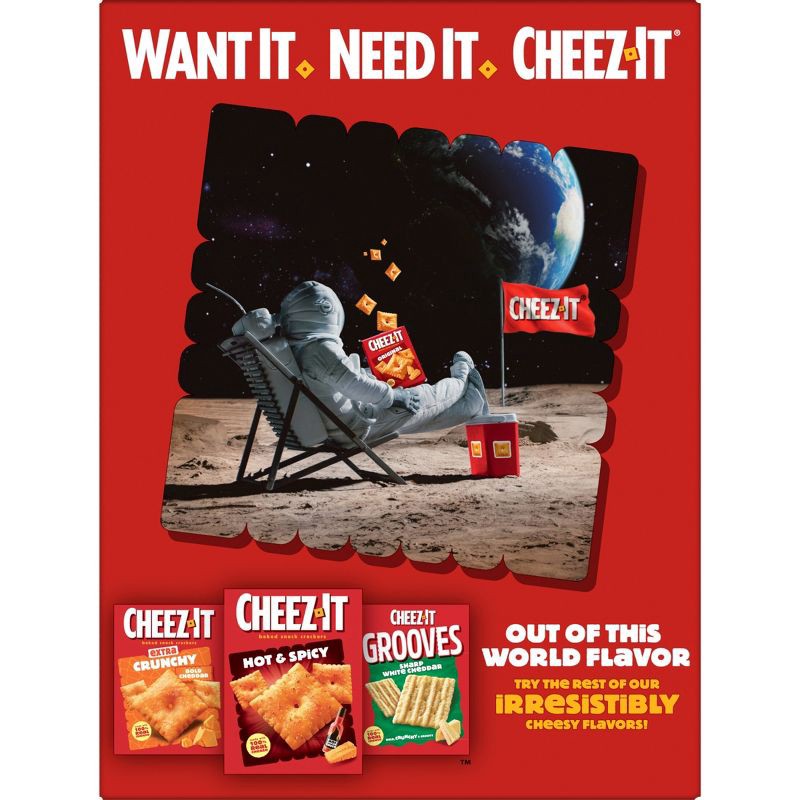 slide 9 of 10, Cheez-It Extra Toasty Family Size Cheese Crackers - 21oz, 21 oz