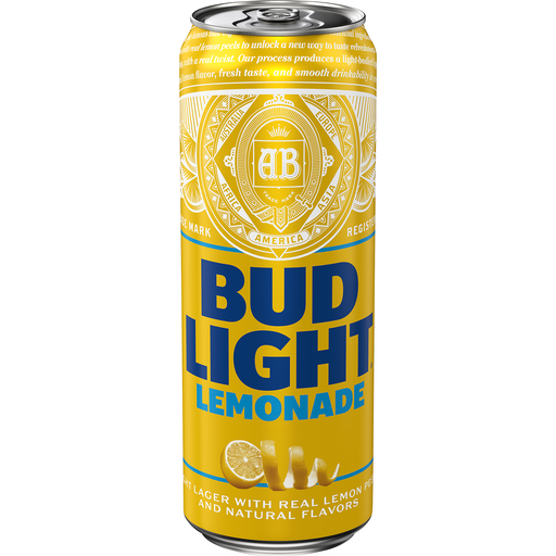 slide 5 of 6, Bud Light Lemonade, 25 fl. oz. Can, 25 fl oz