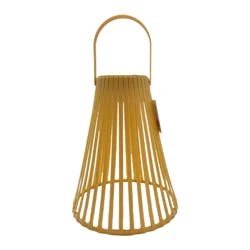 Room & Retreat Solar Powered Led Lantern, 9.25 In, Orange