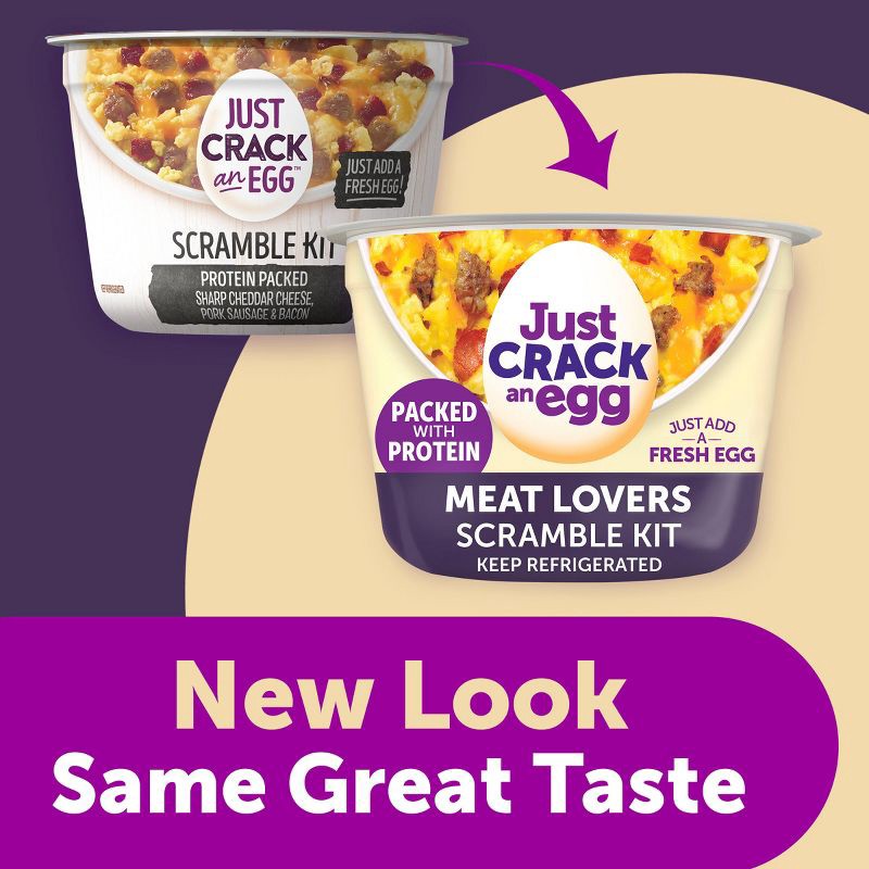 slide 6 of 9, Ore-Ida Just Crack An Egg Protein Packed Scramble Breakfast Bowl Kit - 2.25oz, 2.25 oz