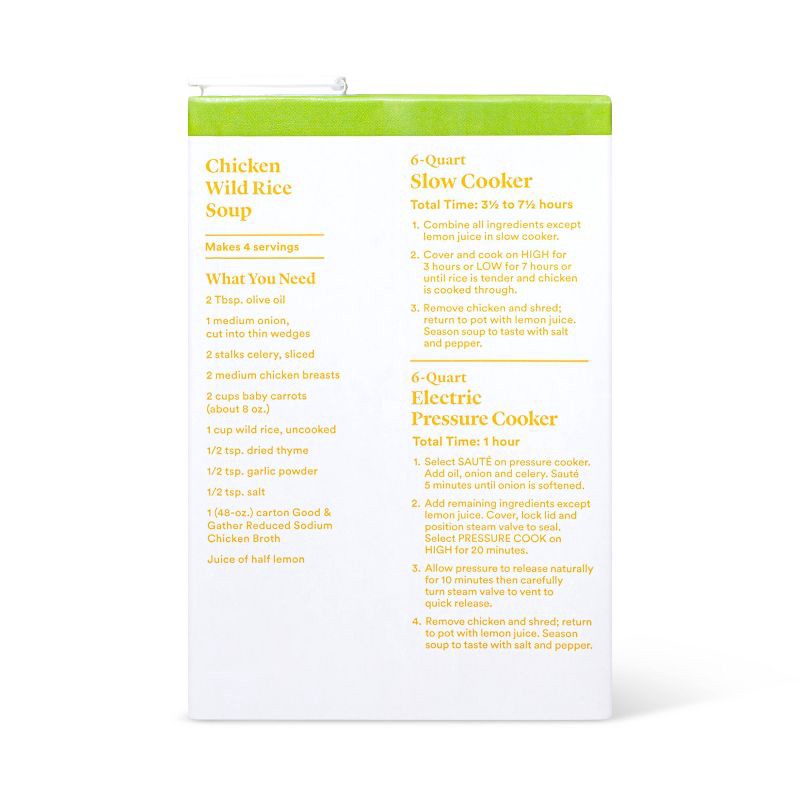slide 2 of 4, Reduced Sodium Chicken Broth - 48oz - Good & Gather™, 48 oz