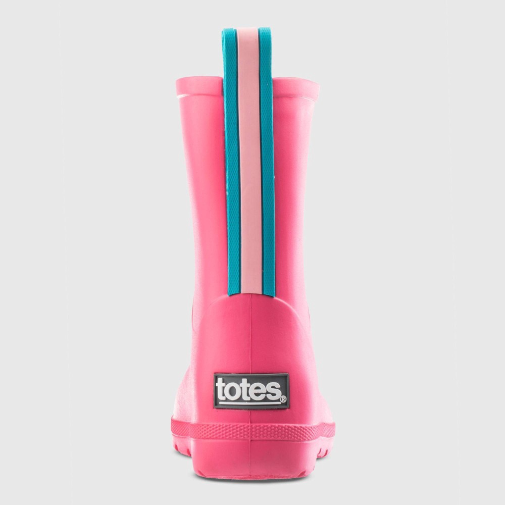 slide 2 of 7, Toddler Totes Charley Rain Boots - Pink 7-8, 1 ct