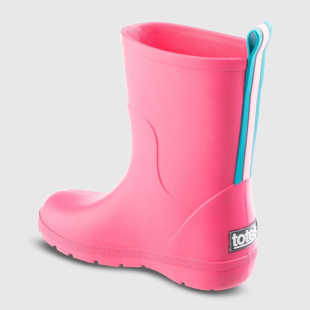 slide 4 of 7, Toddler Totes Charley Rain Boots - Pink 7-8, 1 ct