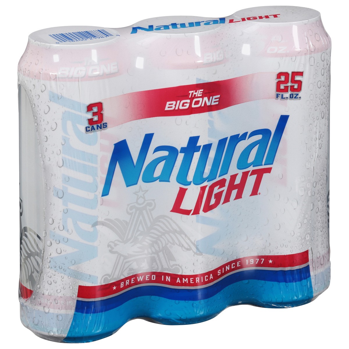 slide 5 of 9, Natural Light Beer, 3 Pack 25 fl. oz. Cans, 3 ct