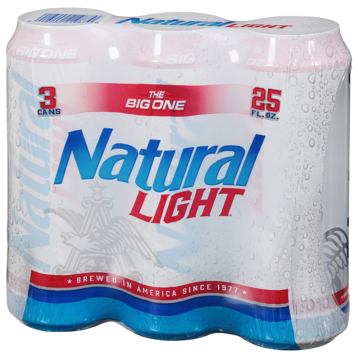 slide 9 of 9, Natural Light Beer, 3 Pack 25 fl. oz. Cans, 3 ct