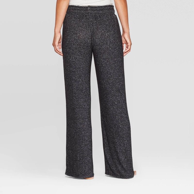 slide 2 of 2, Women's Perfectly Cozy Wide Leg Lounge Pants - Stars Above™ Dark Gray XS, 1 ct