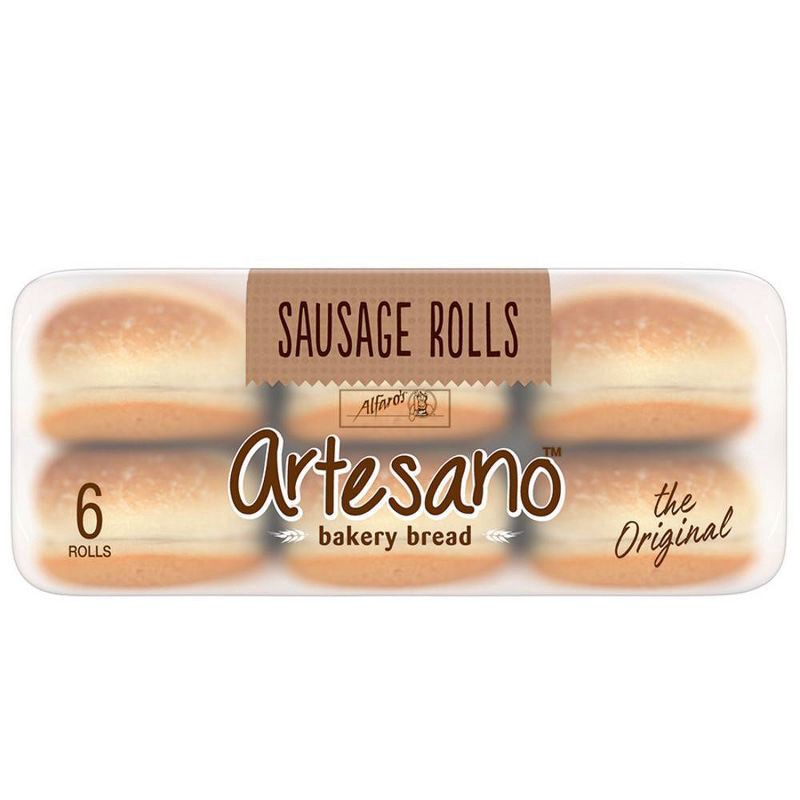 slide 9 of 12, Alfaro's Alfaros Sausage Roll - 6ct/15oz, 6 ct; 15 oz