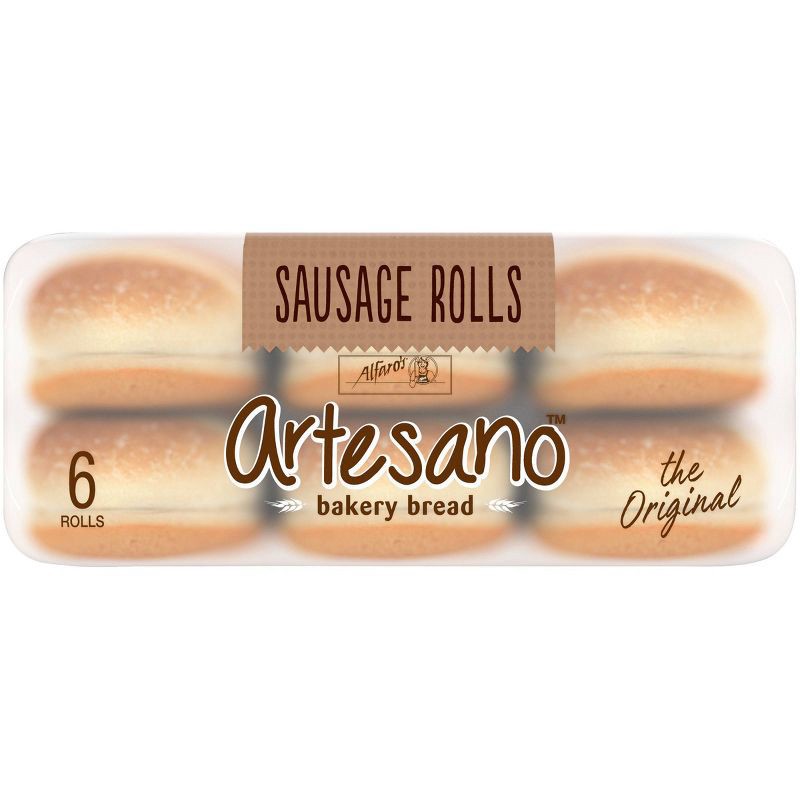 slide 10 of 12, Alfaro's Alfaros Sausage Roll - 6ct/15oz, 6 ct; 15 oz