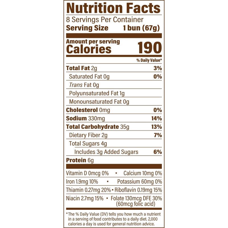 slide 8 of 9, Sara Lee Artesano Hamburger Buns - 19oz/8ct, 8 ct; 19 oz
