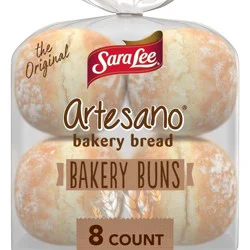 Sara Lee Artesano Hamburger Buns - 19oz/8ct