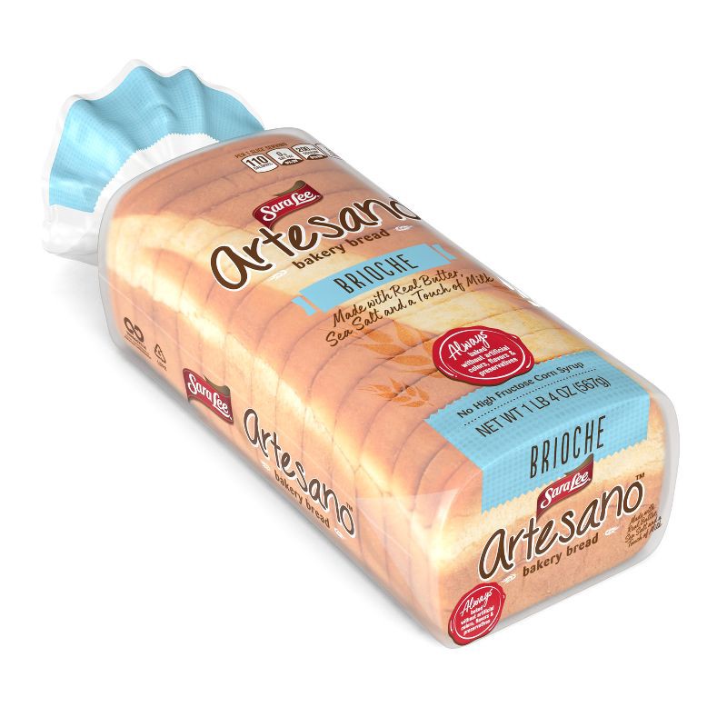 slide 7 of 10, Sara Lee Artesano Brioche Bread - 20oz, 20 oz