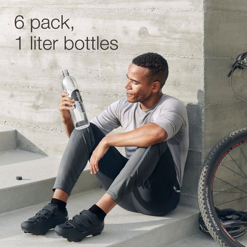 slide 3 of 7, Smartwater Alkaline Vapor Distilled Ionized Water - 6pk/1L Bottles, 6 ct; 1 liter