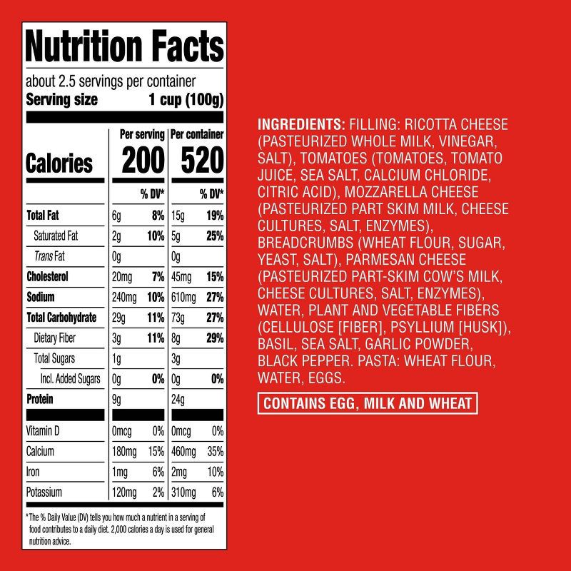 slide 4 of 4, Tomato, Basil & Mozzarella Ravioli - 9oz - Good & Gather™, 9 oz