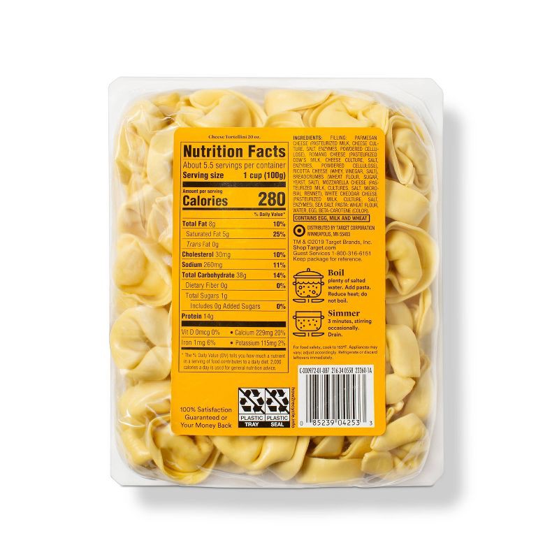 slide 2 of 3, Cheese Tortellini - 20oz - Good & Gather™, 20 oz