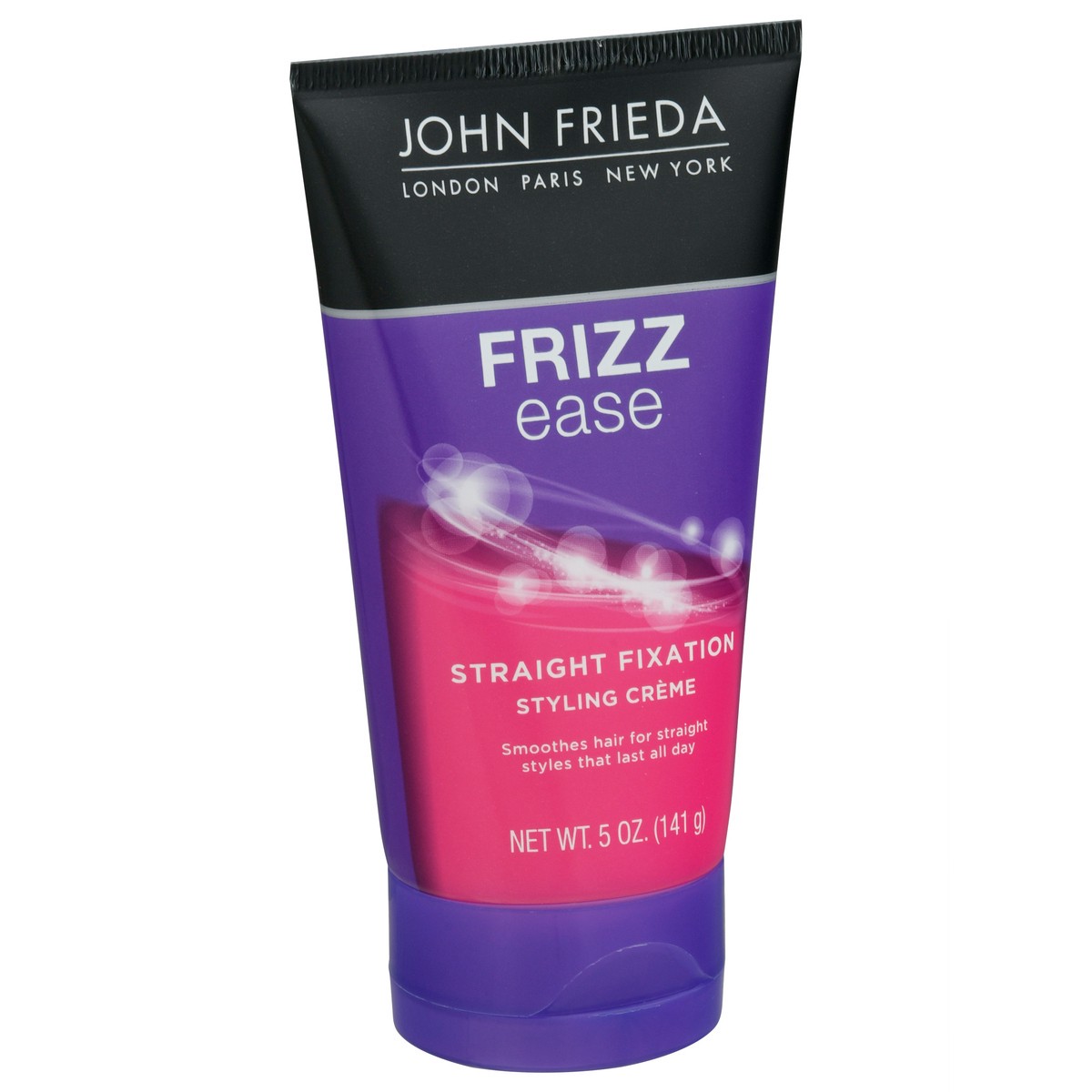 slide 2 of 9, John Frieda Straight Styling Creme, Hair Product for Smooth, Silky, No-Frizz Hair, 5 fl oz