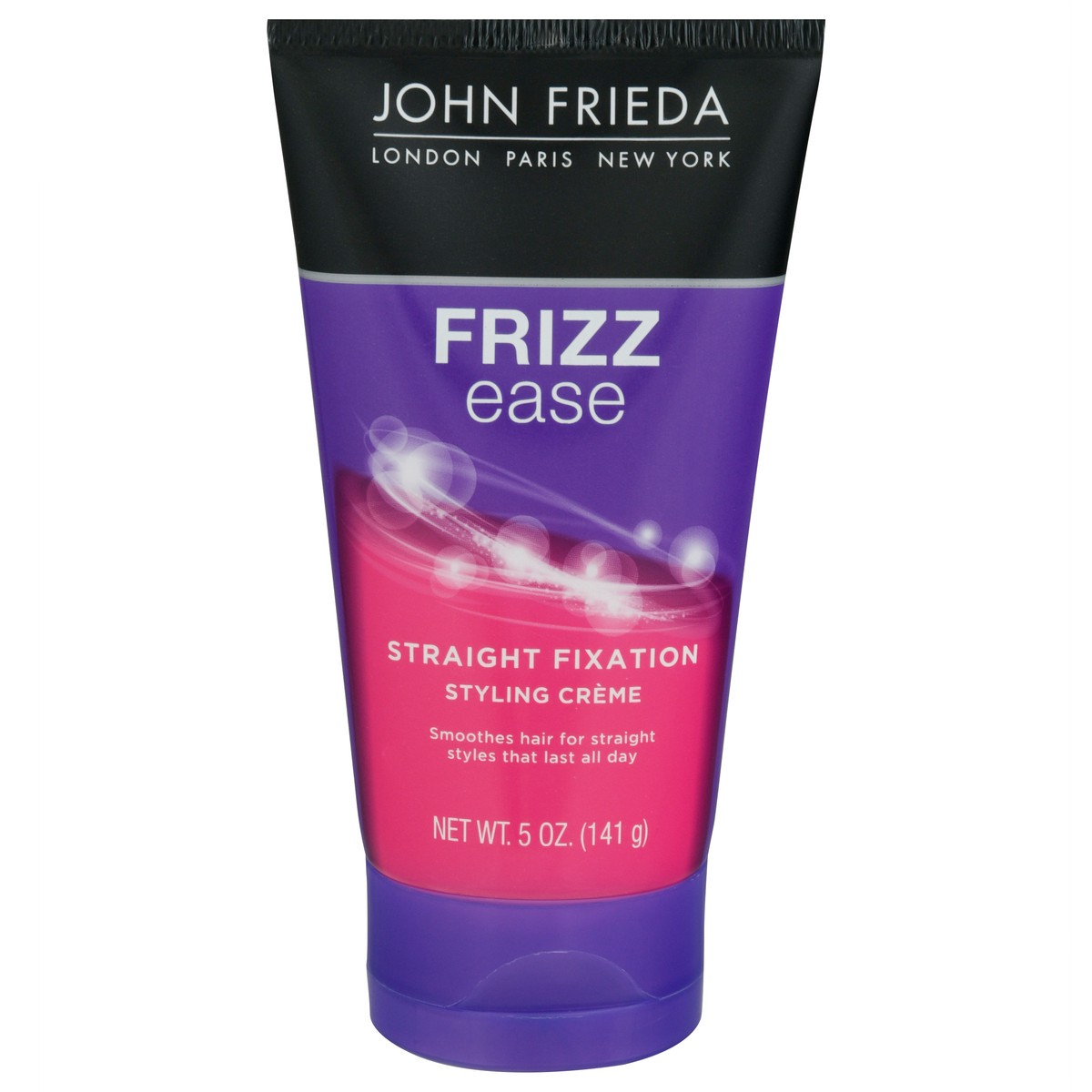 slide 1 of 9, John Frieda Straight Styling Creme, Hair Product for Smooth, Silky, No-Frizz Hair, 5 fl oz