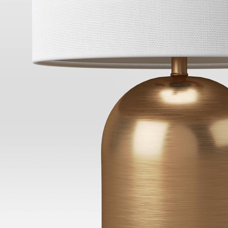 slide 4 of 4, Dome Collection Accent Lamp Gold - Threshold™: ETL Listed, No Assembly, Metal Body, 1 ct