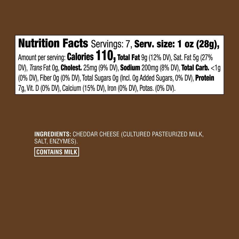 slide 4 of 4, Cheddar Cheese with Smokey Notes - 7oz - Good & Gather™, 7 oz
