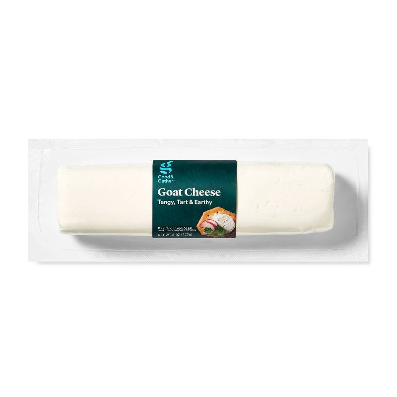 slide 1 of 3, Goat Cheese Log - 8oz - Good & Gather™, 8 oz