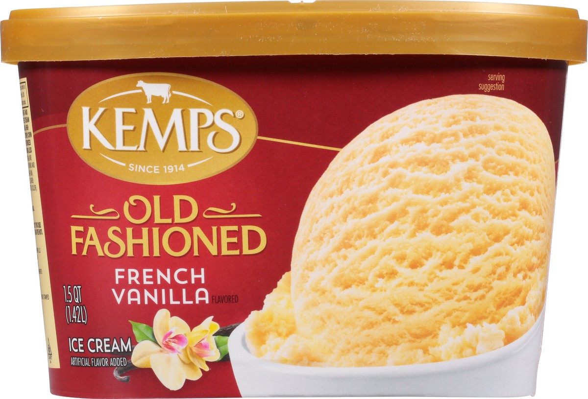 slide 5 of 9, Kemps Old Fashioned French Vanilla Ice Cream, 1.5 qt