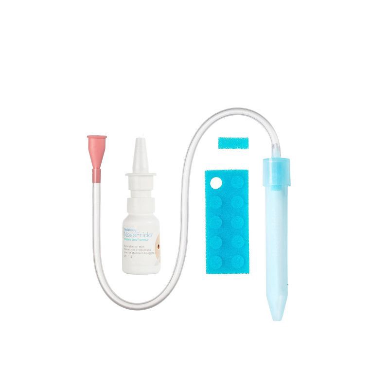 Frida Baby Baby Nasal Aspirator NoseFrida The Snotsucker All-Natural Saline Nasal  Spray - 12ct 12 ct