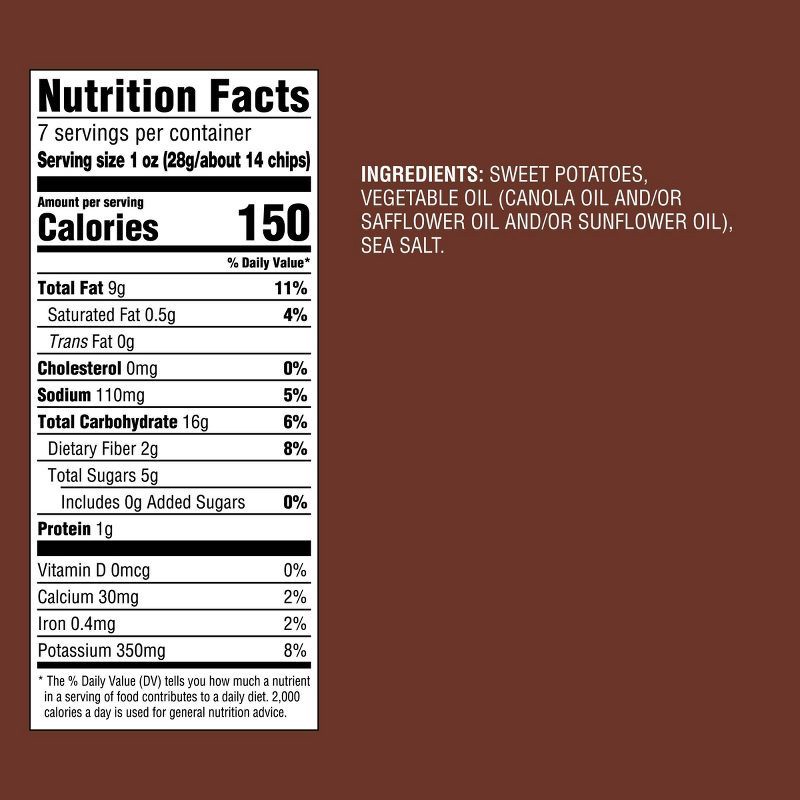 slide 4 of 4, Sweet Potato Kettle Chips - 7oz - Good & Gather™, 7 oz