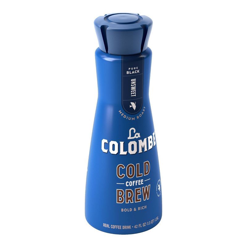 slide 2 of 9, La Colombe Unsweetened Brazilian Medium/Dark Roast Cold Brew Coffee - 42 fl oz, 42 fl oz