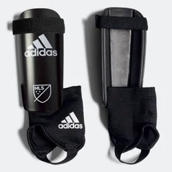 Adidas MLS Youth Guard - Black/White M: Shin Pads for Legs, Medium Size
