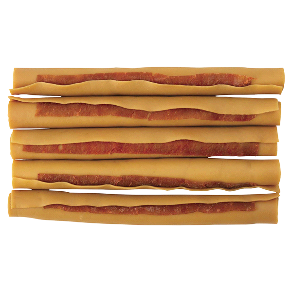 slide 5 of 21, DreamBone DreamSticks With Real Bacon And Cheese 15 Count, Rawhide-Free Chews For Dogs, 0.66 lb