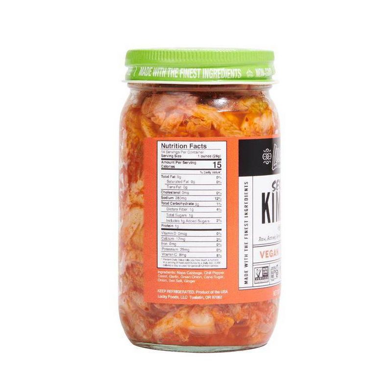 slide 2 of 3, Seoul Vegan Spicy Kimchi - 14oz, 14 oz