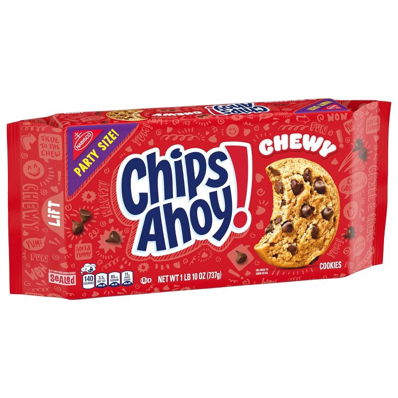 slide 8 of 15, Chips Ahoy! Chewy Chocolate Chip Cookies - Party Size - 26oz, 26 oz