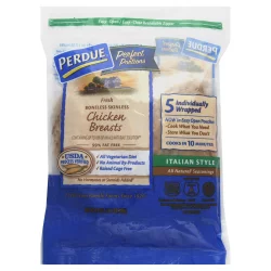 PERDUE PERFECT PORTIONS Boneless Skinless Chicken Breasts Italian Style 