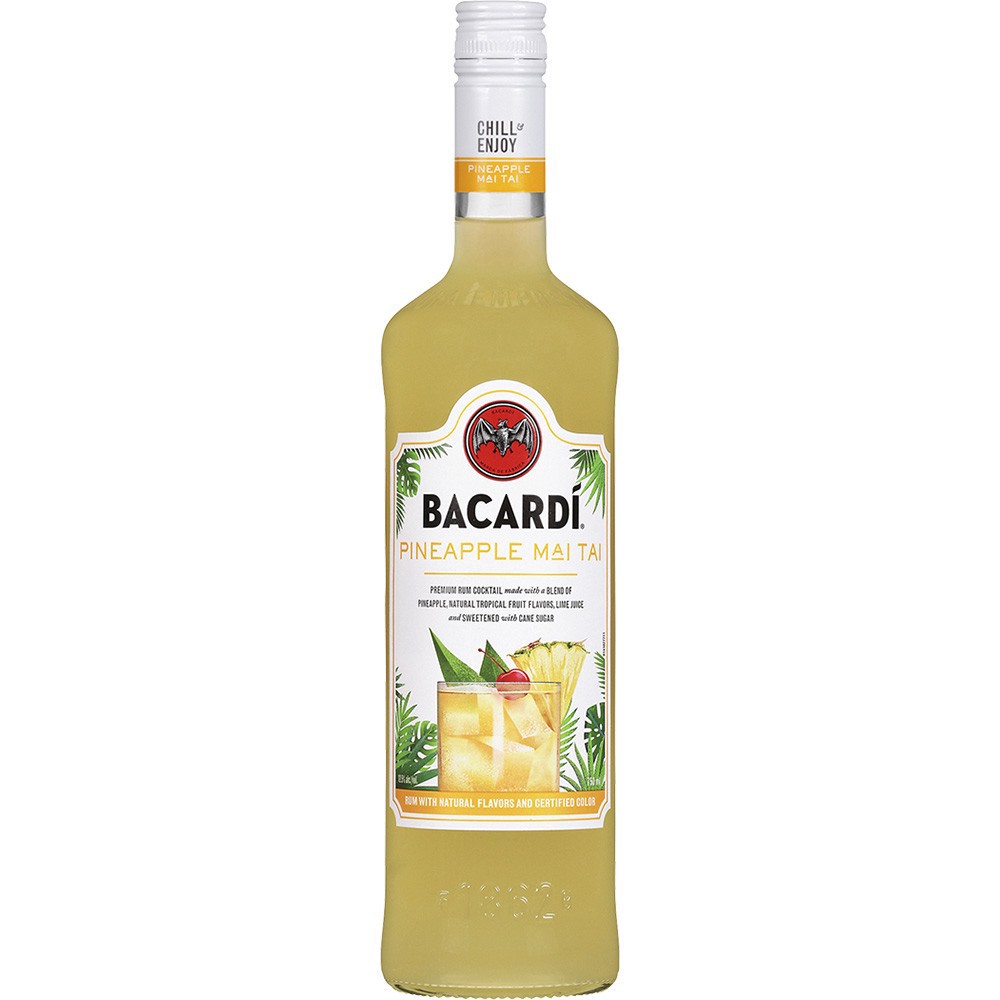 slide 1 of 1, Bacardí Bacardi Ready To Serve Pineapple Mai Tai 12.5% 75Cl/750Ml, 750 ml