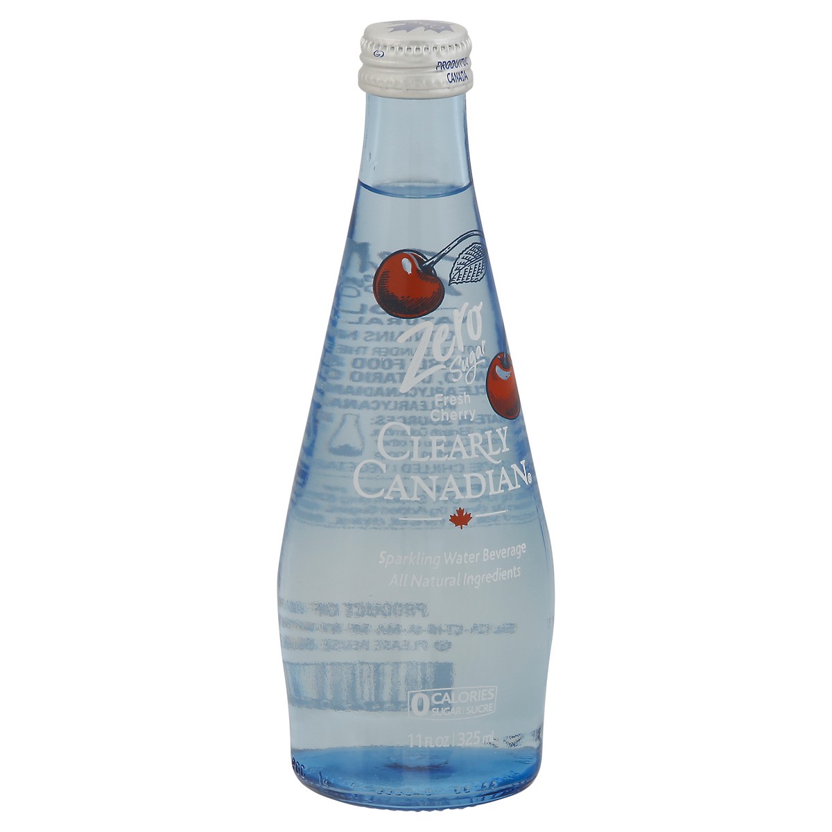 slide 4 of 9, Clearly Canadian Zero Sugar Wild Cherry Beverage 11 Fl Oz Bottle, 11 fl oz