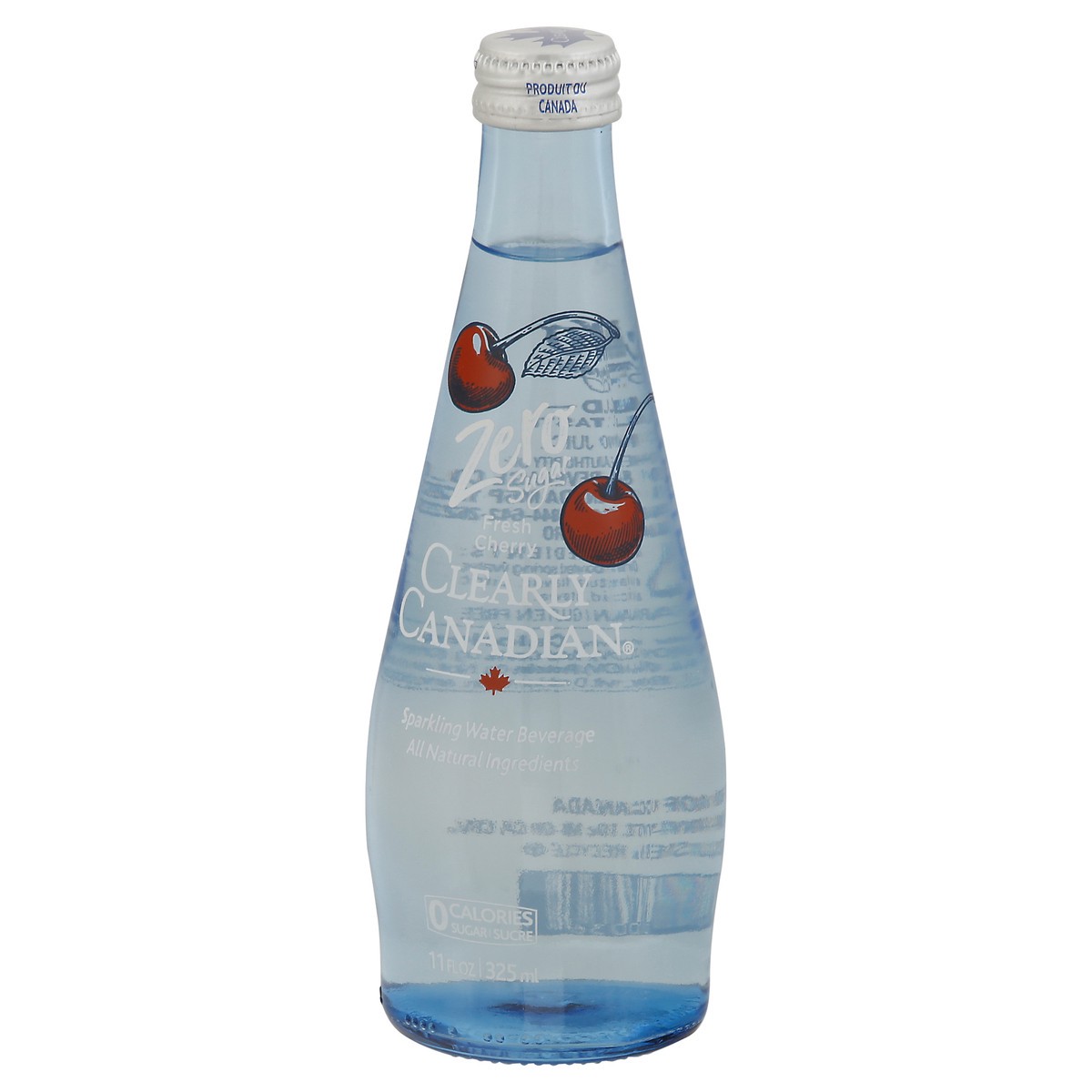 slide 3 of 9, Clearly Canadian Zero Sugar Wild Cherry Beverage 11 Fl Oz Bottle, 11 fl oz