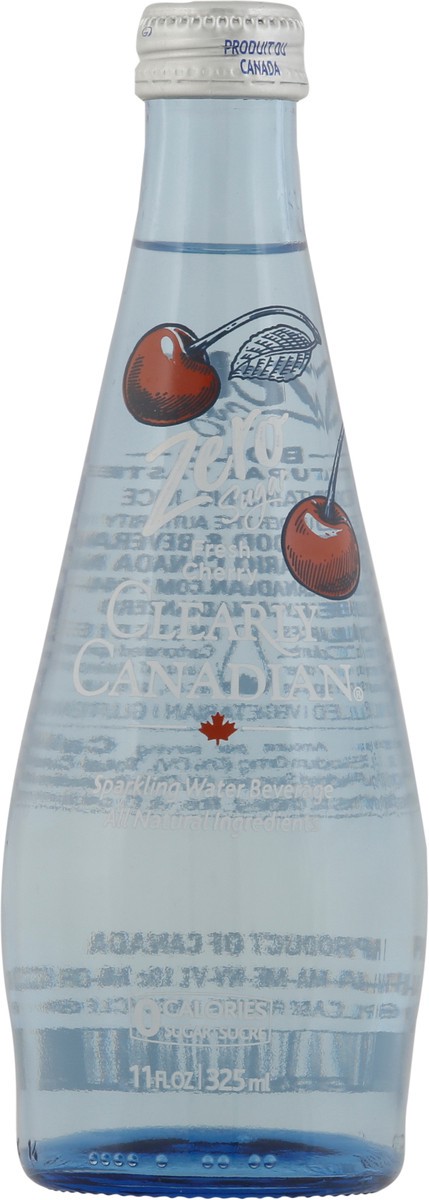 slide 7 of 9, Clearly Canadian Zero Sugar Wild Cherry Beverage 11 Fl Oz Bottle, 11 fl oz