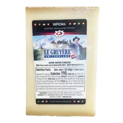 Mifroma Natural Le Gruyère Hard Swiss Cheese