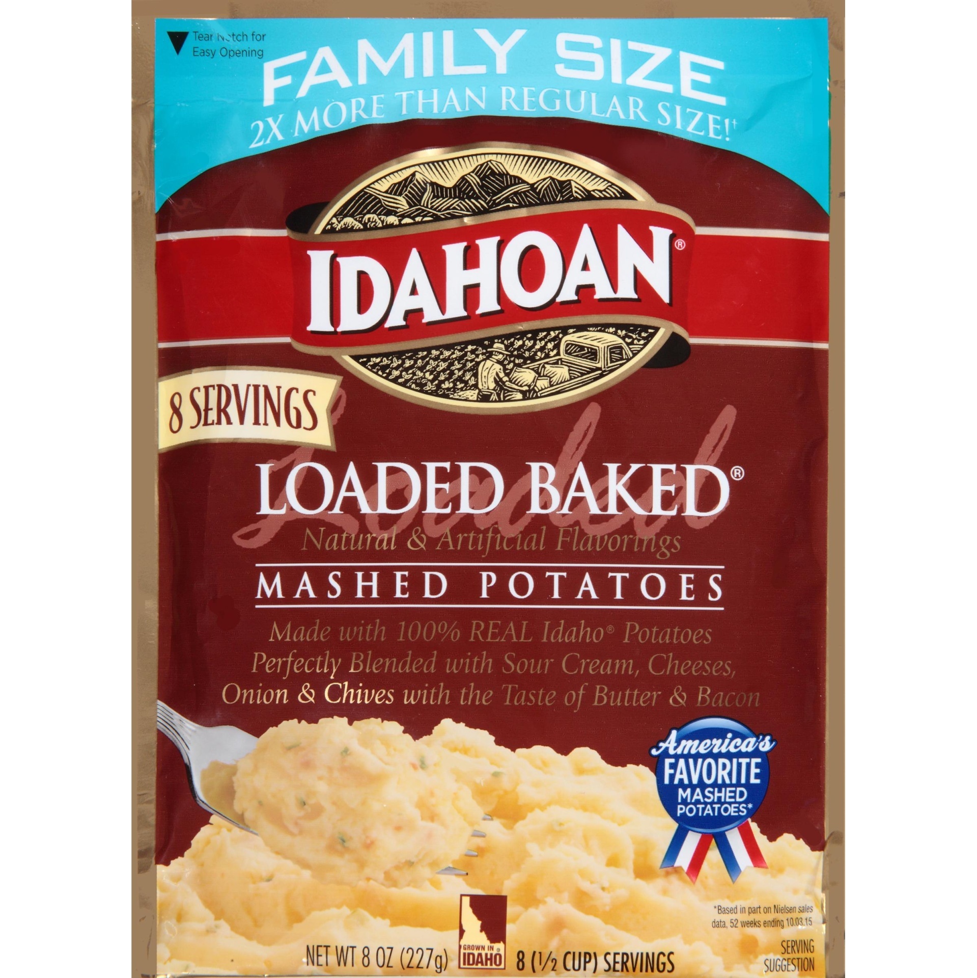 Idahoan Family Size Loaded Baked Mashed Potatoes 8 oz Shipt