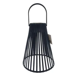 Room & Retreat Solar Power Led Lantern, 9.25 In, Blue