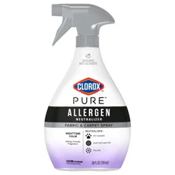 Clorox PURE Allergen Neutralizer Fabric and Carpet Spray, Nighttime Calm, 26 Fl Oz.