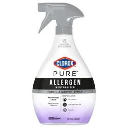 Clorox PURE Allergen Neutralizer Fabric and Carpet Spray, Nighttime Calm, 26 Fl Oz.