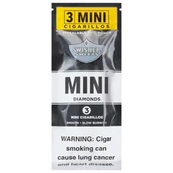 Swisher Sweets Diamonds Mini Cigarillos 3 Each