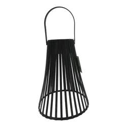 Room & Retreat Solar Power Led Lantern, 9.25 In, Black