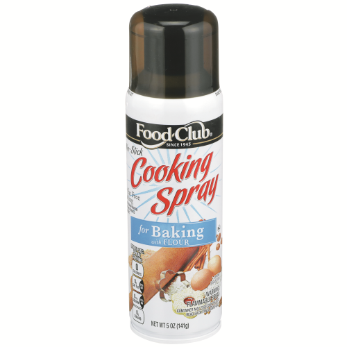 slide 1 of 1, Food Club No-stick Cooking Spray For Baking With Flour, 5 oz