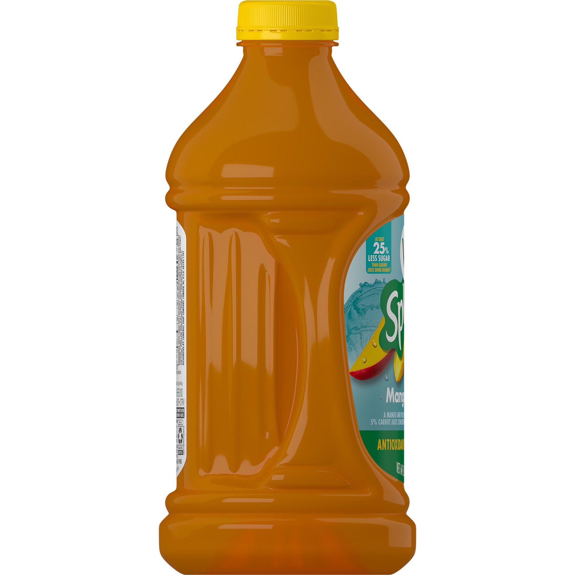 slide 3 of 5, V8 Splash Mango Peach Flavored Juice Beverage, 64 fl oz Bottle, 