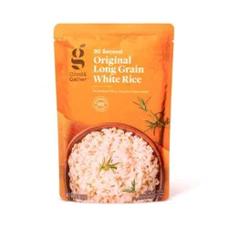 90 Second Long Grain White Rice Microwavable Pouch - 8.8oz - Good & Gather™