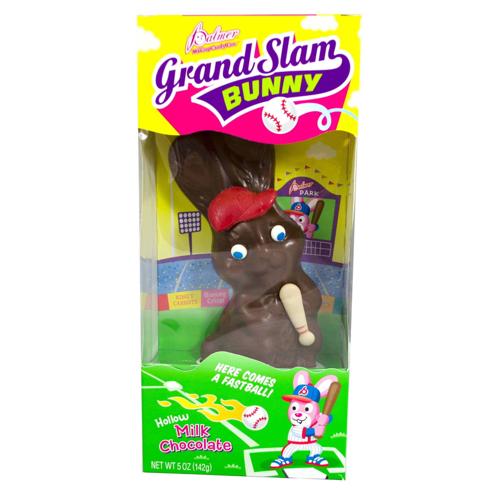 slide 1 of 1, Palmer Grand Slam Bunny, Hollow, Milk Chocolate, 5 oz